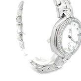 Pre-Loved Tag Heuer Link/ 11 Hour Mark Diamonds and Diamond Bezel / 34mm/ Stainless Steel Watch